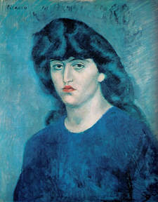 Portrait of Suzanne Bloch, Pablo Picasso. Digital Image. Wikipedia, Web. Retrieved December 15, 2017.